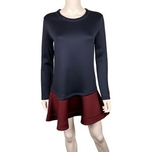 BCBGMAXAZRIA navy scuba dress xxs